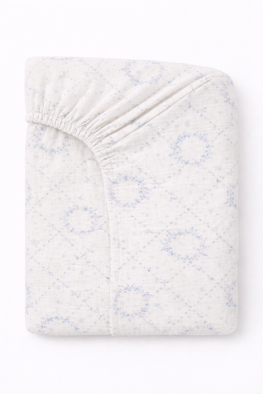 סדין למיטת תינוק/ עריסה מבד טטרה 100% כותנה