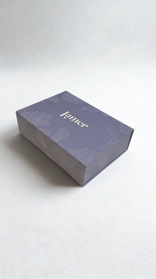 קופסא ממותגת יוקרתית לאריזת מתנה