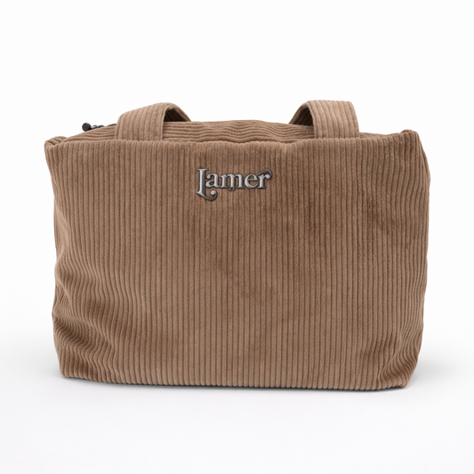 Corduroy trolley bag